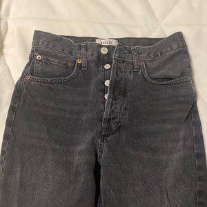 Agolde 90’s mid rise straight jeans in photogram